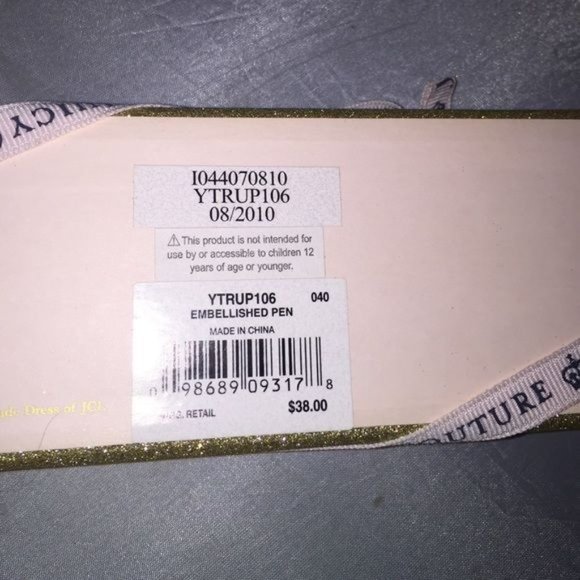 Juicy Couture gem embellished pen clear bling RARE HTF - Picture 2 of 2